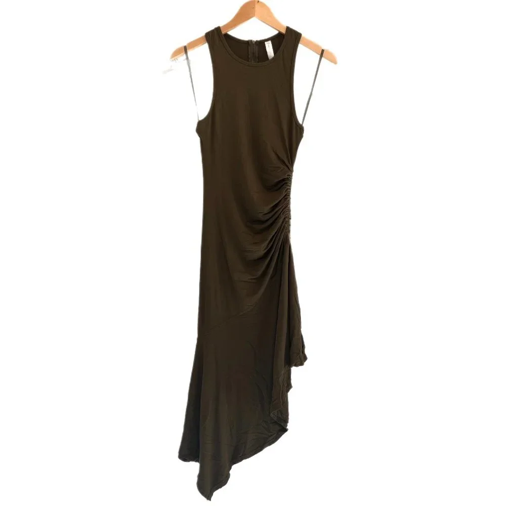 Daily Practice by Anthropologie Sleeveless Side-Ruched Dress NWT - Picture 8 of 12